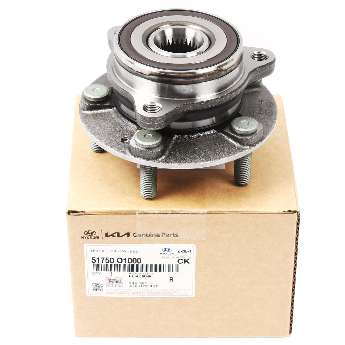 GENUINE Front Wheel Hub &amp; Bearing for 2020-2023 Kia Soul 51750O1000