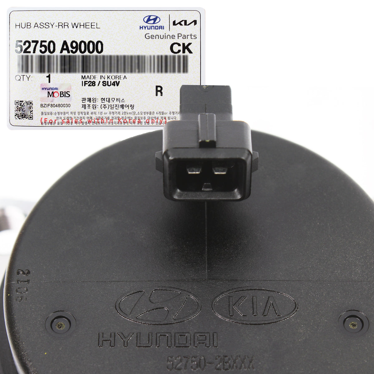 GENUINE Rear Wheel Hub &amp; Bearings 2Set for 2015-2021 Kia Sedona 52750A9000