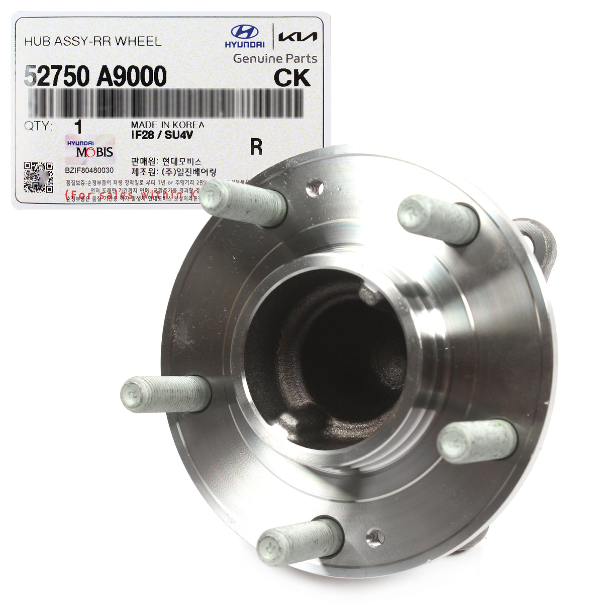 GENUINE Rear Wheel Hub &amp; Bearings 2Set for 2015-2021 Kia Sedona 52750A9000