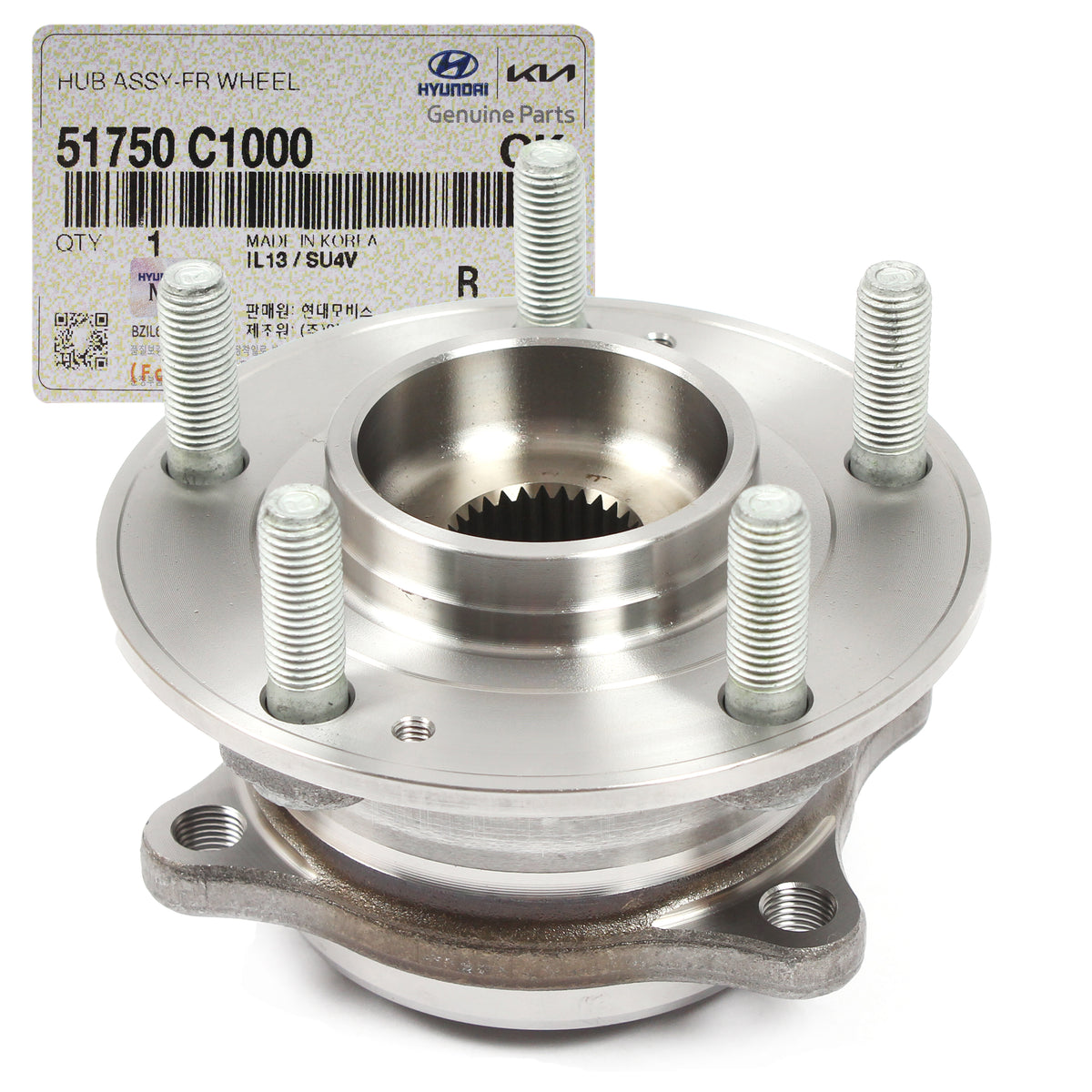 GENUINE FRONT Wheel Hubs &amp; Bearings for 2015-2023 Hyundai &amp; Kia 51750C1000