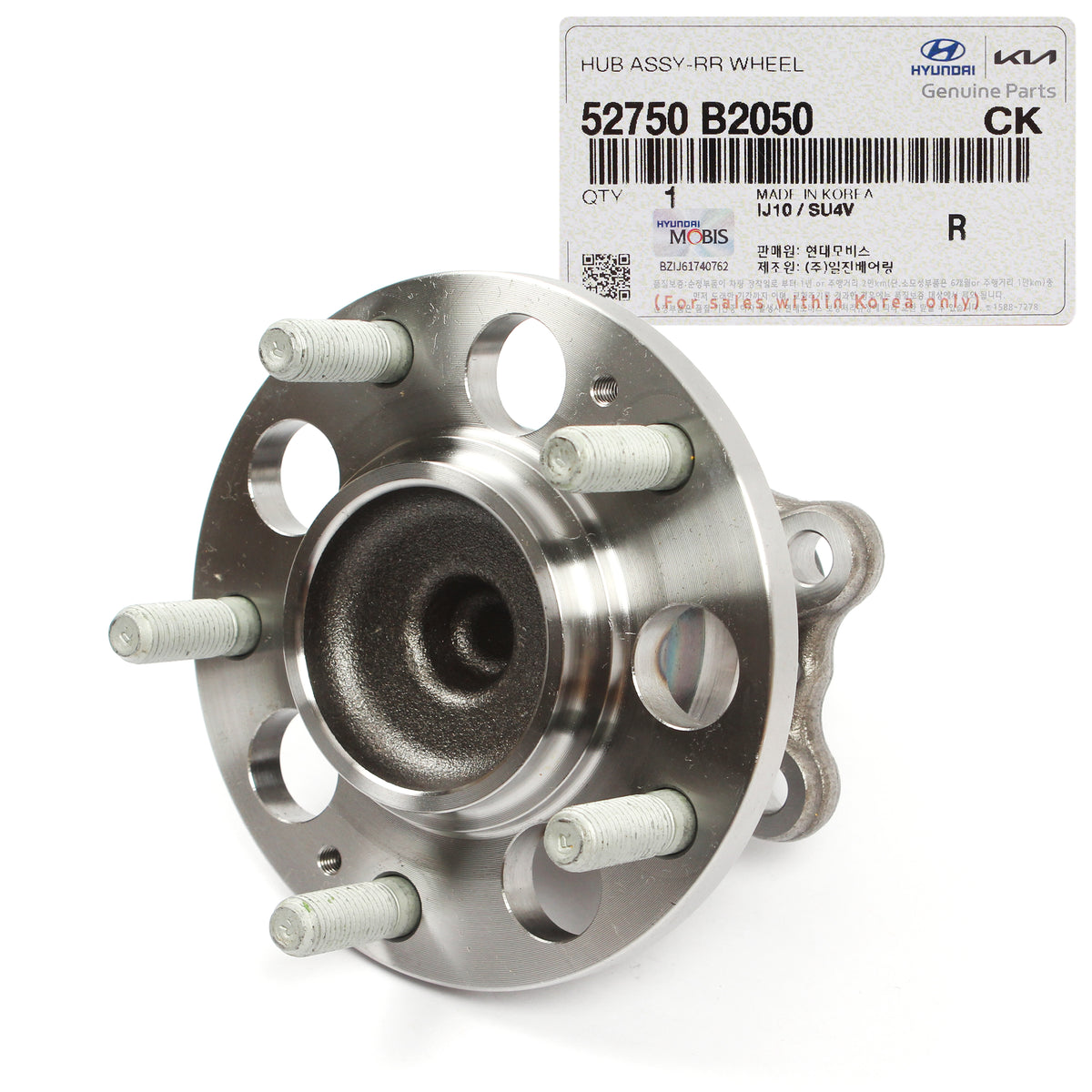 GENUINE REAR Wheel Hubs &amp; Bearings 2PCS for 2014-2019 Kia Soul / EV 52750B2050