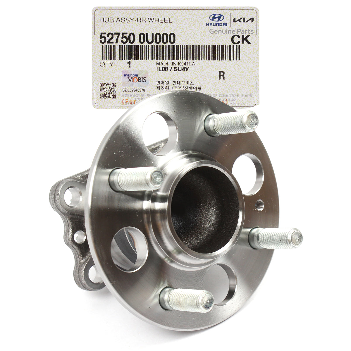 GENUINE REAR Wheel Hubs &amp; Bearings for 2012-2017 Hyundai Accent Rio 527500U000