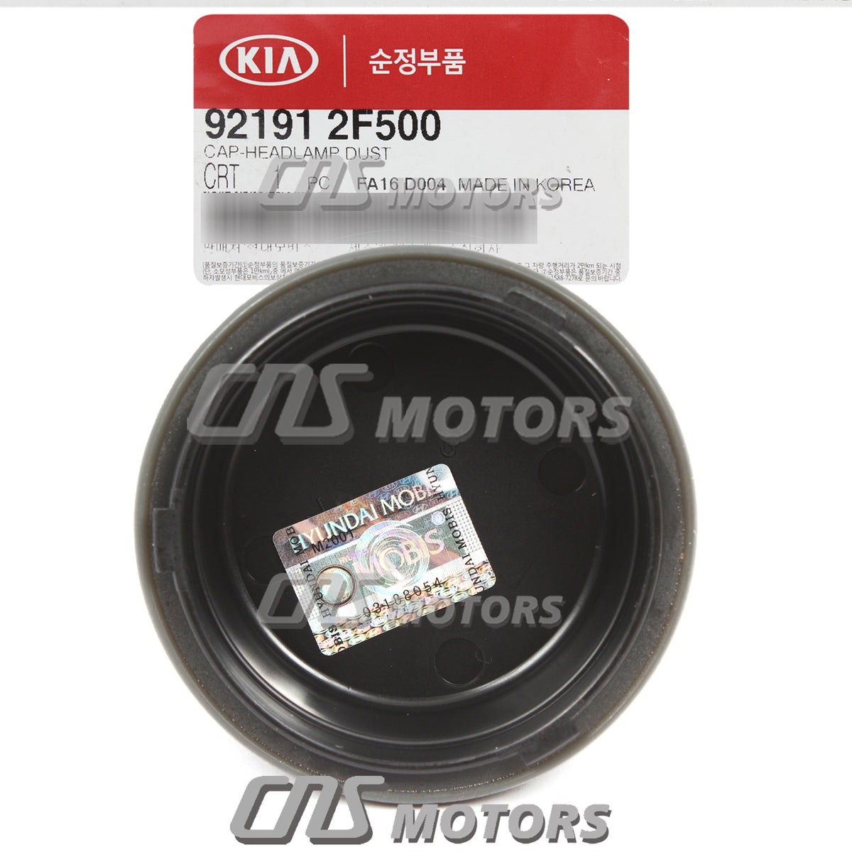 GENUINE Headlight Bulb Dust Cap for 2009-2017 Sonata Soul Spectra 921912F500