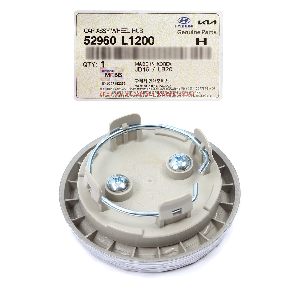 GENUINE Wheel Center Caps 4PCS 18" 19" for 2020-2023 Elantra Sonata 52960L1200