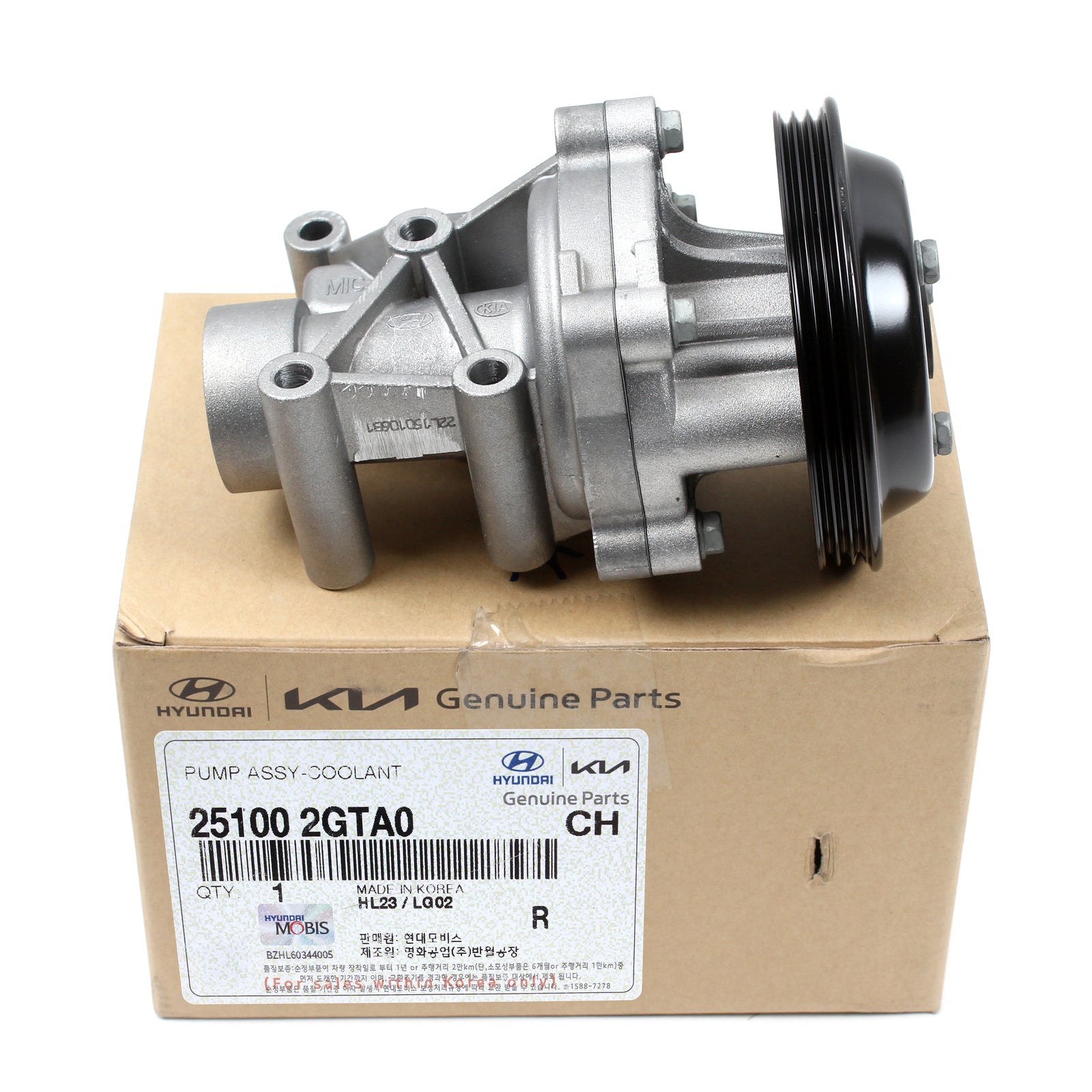 GENUINE Water Pump for 15-20 Santa Fe Sonata Optima Sorento 2.0 2.4 52730C1100