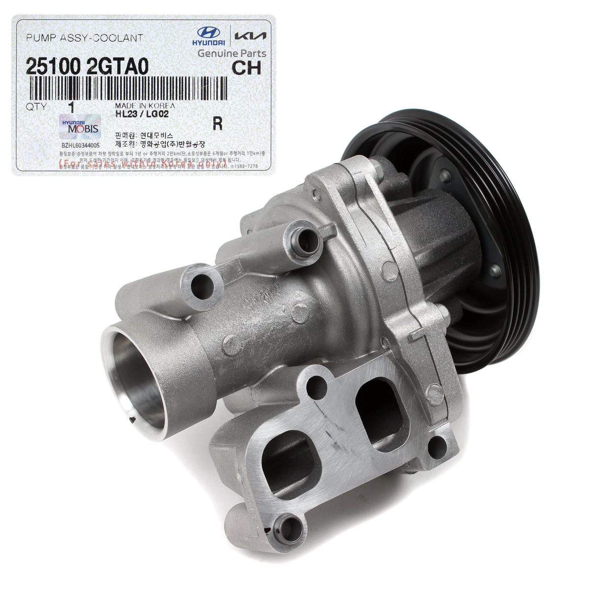 GENUINE Water Pump for 15-20 Santa Fe Sonata Optima Sorento 2.0 2.4 52730C1100