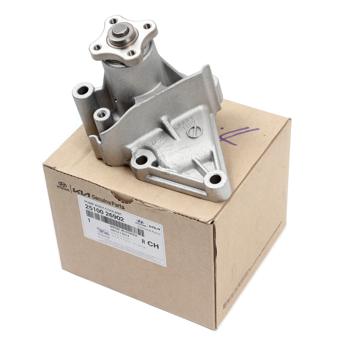 GENUINE Water Pump for 1996-2011 Hyundai Accent Kia Rio Rio5 2510026902