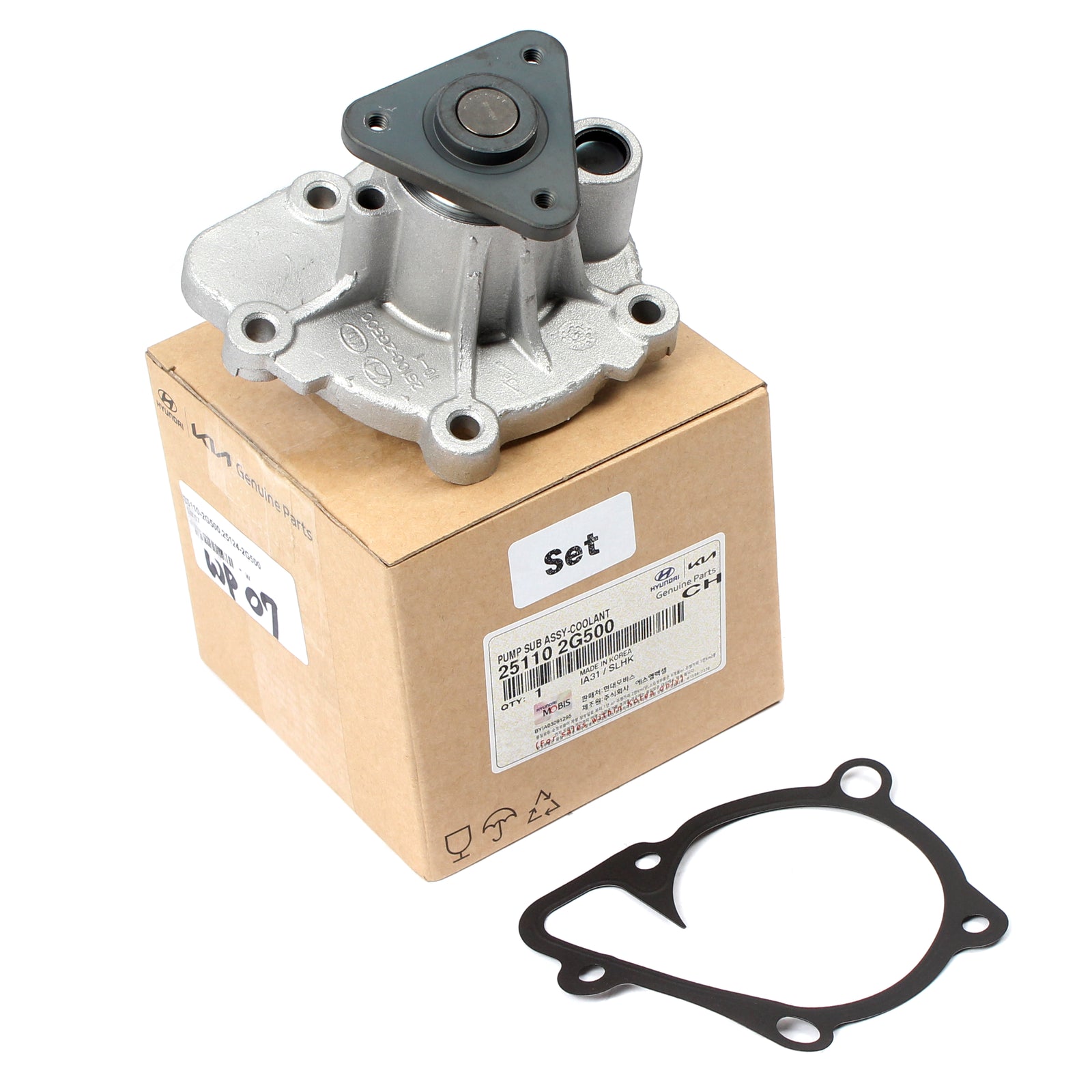 GENUINE Water Pump & Gasket for 2011-2016 Hyundai Kia 2.0L 2.4L 251102G500