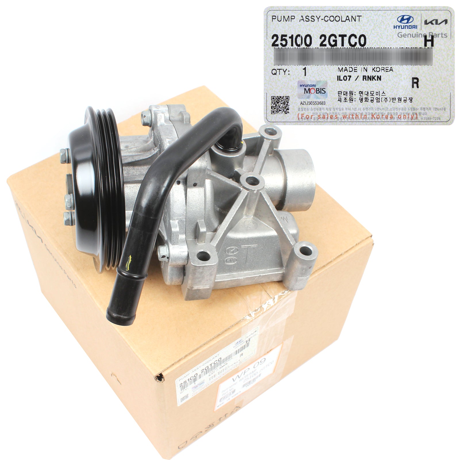 GENUINE Engine Water Pump for 2017-2023 Kia Sportage 251002GTC0