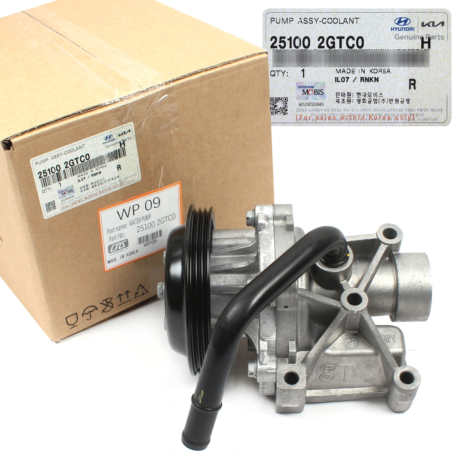 GENUINE Engine Water Pump for 2017-2023 Kia Sportage 251002GTC0