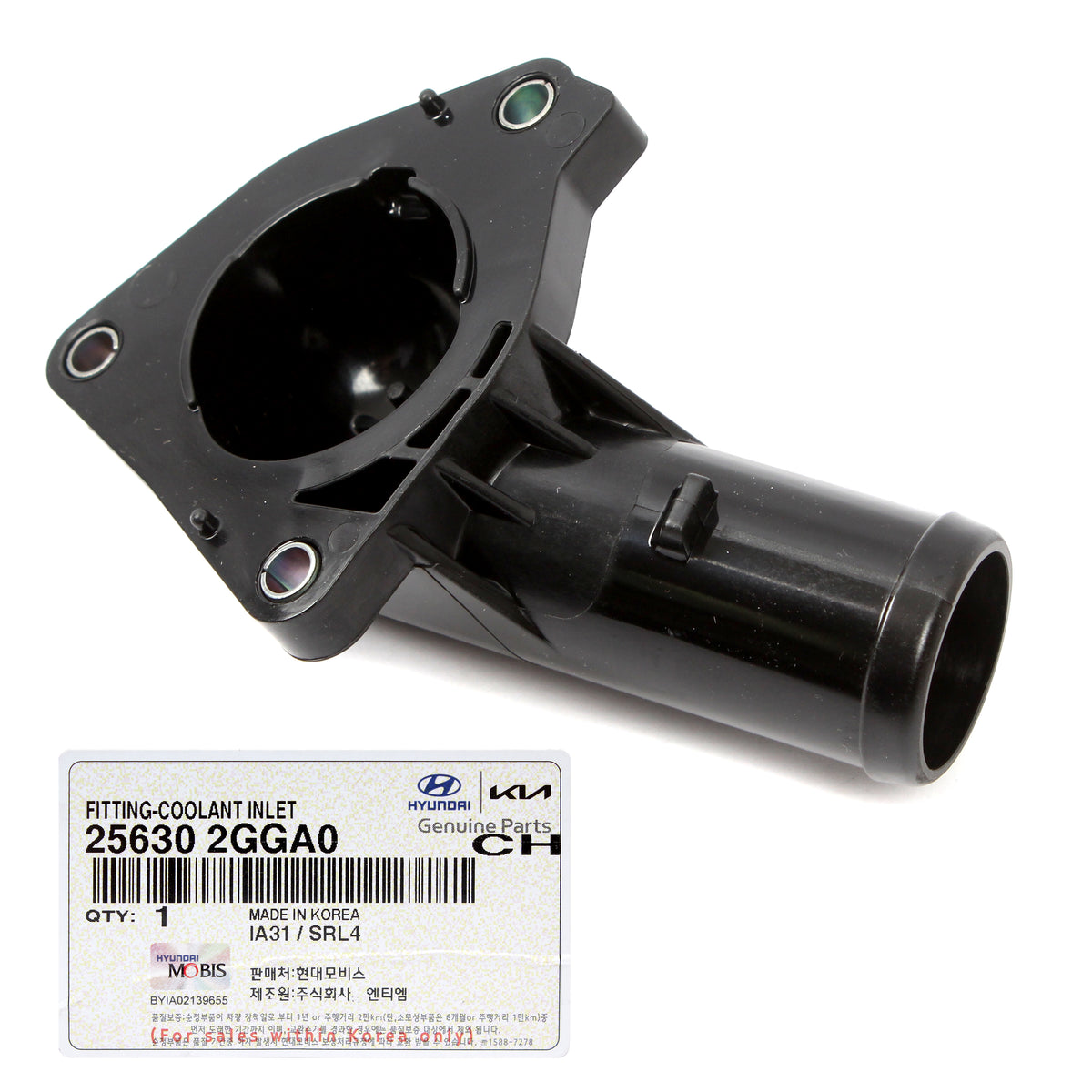 GENUINE Coolant Water Outlet for 13-20 Santa Fe Sonata Optima 2.4L 256302GGA0