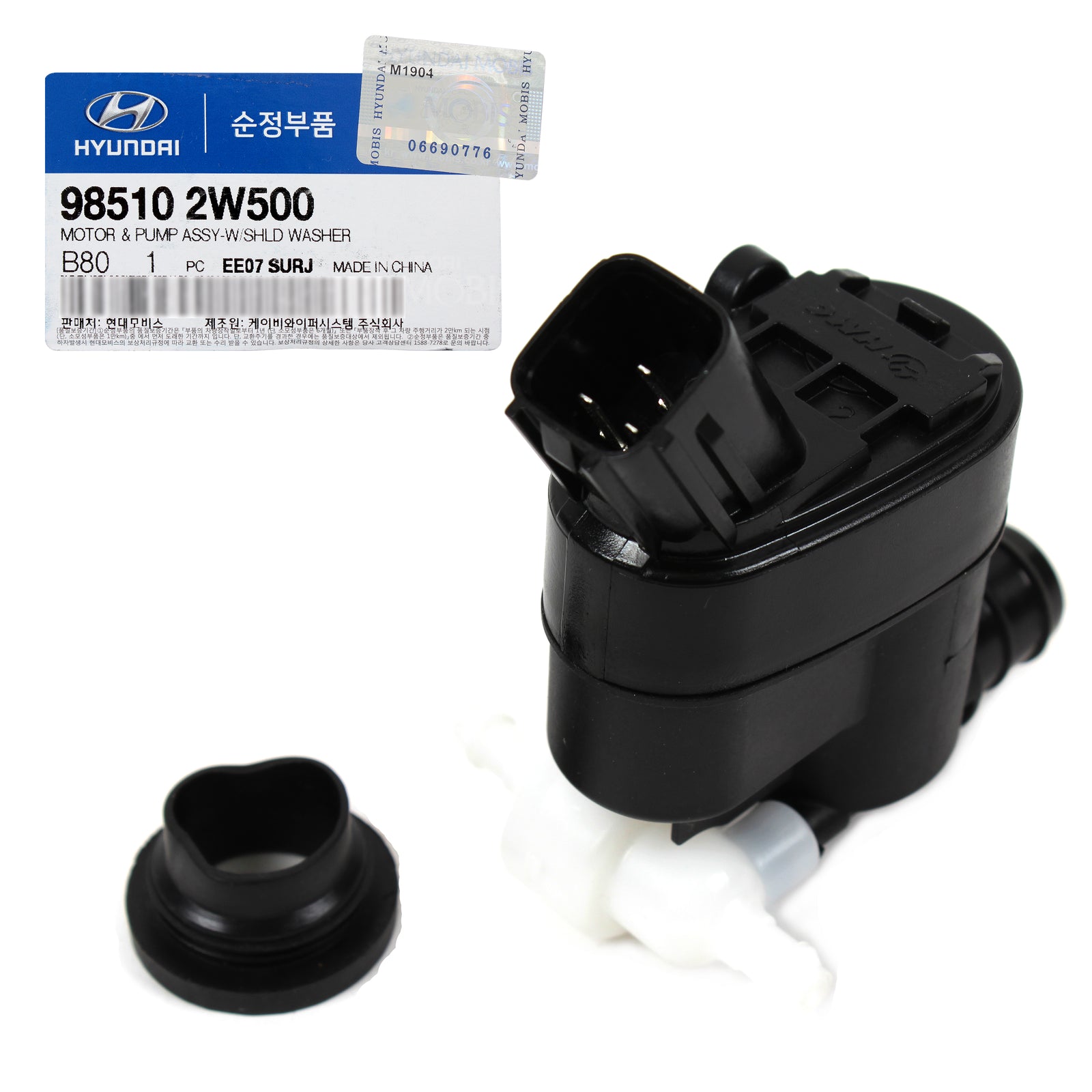 GENUINE Windshield Washer Pump for 13-20 Elantra GT Santa Fe Veloster 985102W500