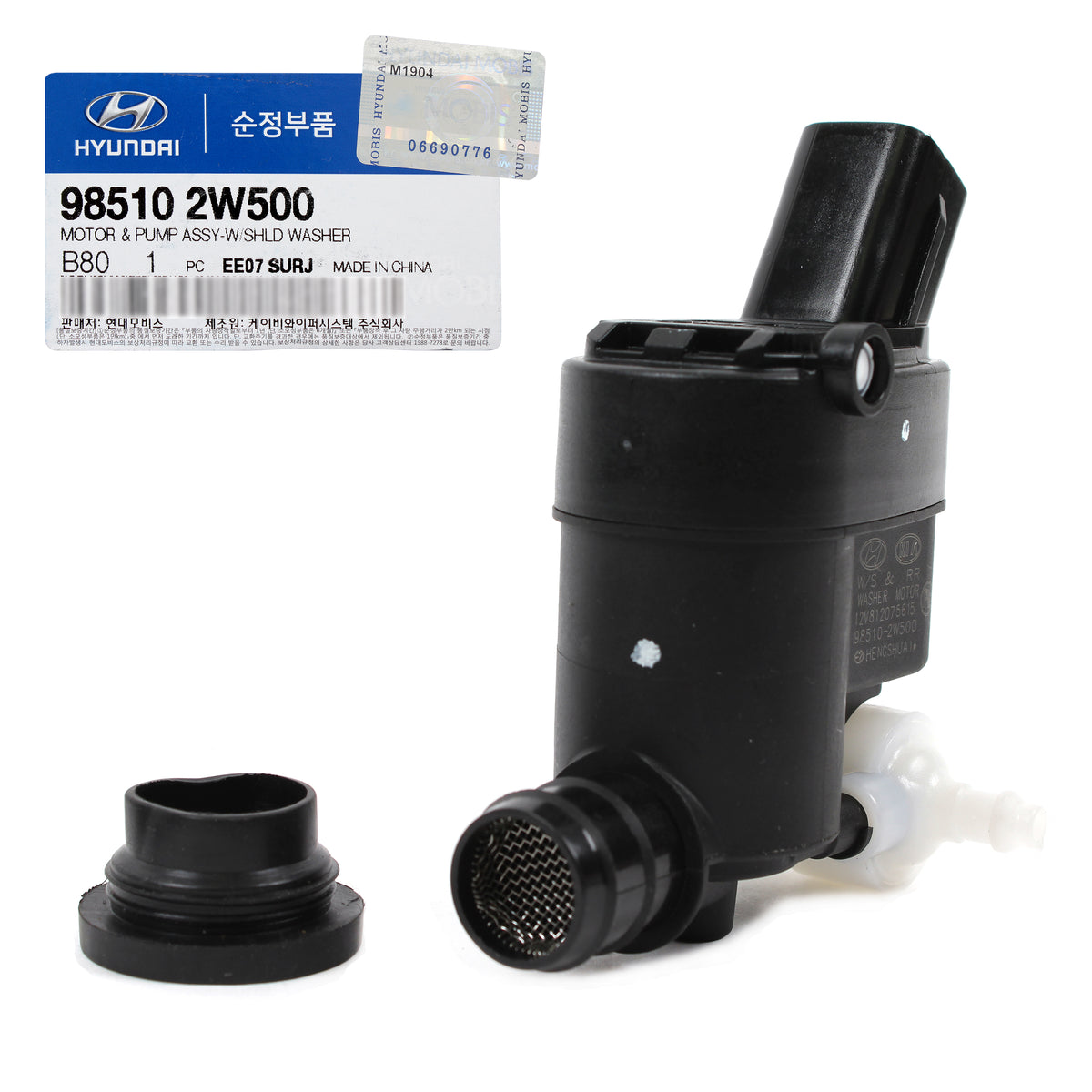 GENUINE Windshield Washer Pump for 13-20 Elantra GT Santa Fe Veloster 985102W500