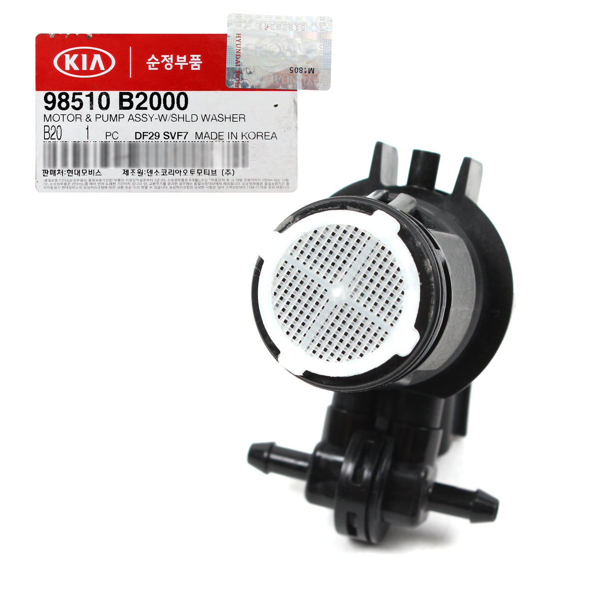 GENUINE Windshield Washer Motor Pump for 2014-2018 KIA SOUL OEM 98510B2000