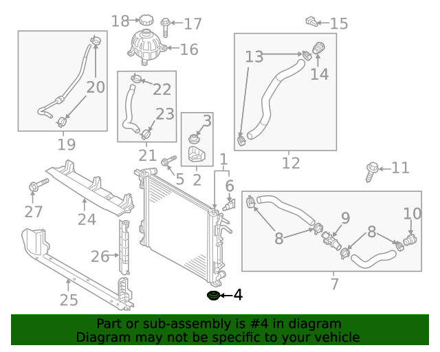 GENUINE Radiator Inter-Cooler Lower Insulator X2 for 16-22 GENESIS Hyundai Kia