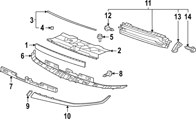 GENUINE Radiator Grille Upper Cover for 22-24 Hyundai Ioniq5 86391GI000