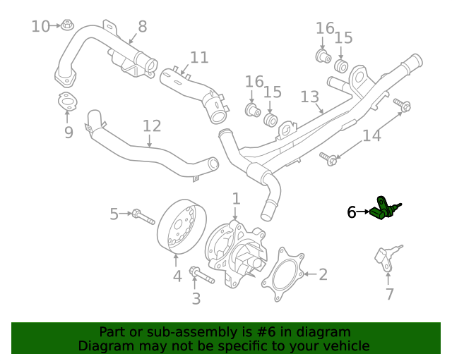 GENUINE Coolant Temperature Sensor for 2020-2023 GENESIS HYUNDAI KIA 392202M425