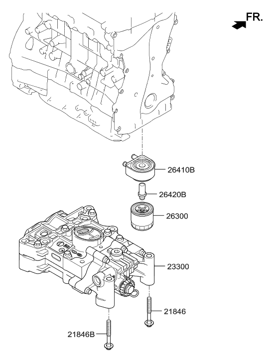 GENUINE Balance Shaft for 16-22 Santa Fe Sonata Veloster N Optima Sorento 2.4L 233002GGC0