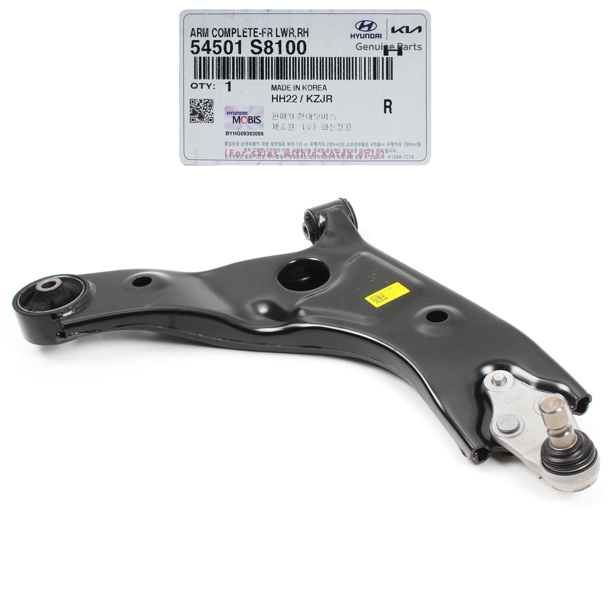 GENUINE Front Lower Control Arm RIGHT for 20-23 Hyundai Palisade Kia Telluride