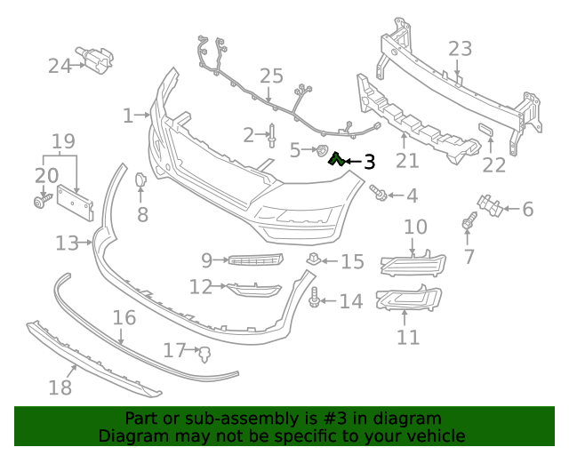 GENUINE Front Bumper Side Bracket RIGHT for 2019-2021 Hyundai Tucson 86578D350
