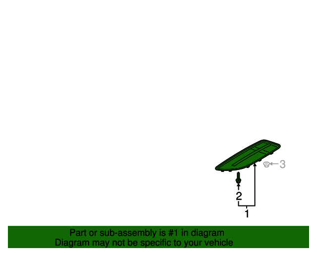 GENUINE Hood Vent Grille RIGHT PASSENGER for 2018-2023 Kia Stinger 86420J5300