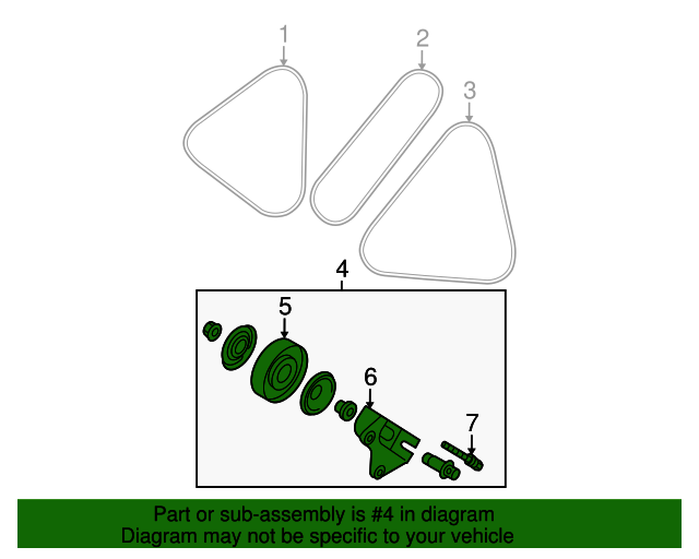 GENUINE Tensioner Pulley for 2004-2010 Kia Spectra Sportage 2.0L 231292D520