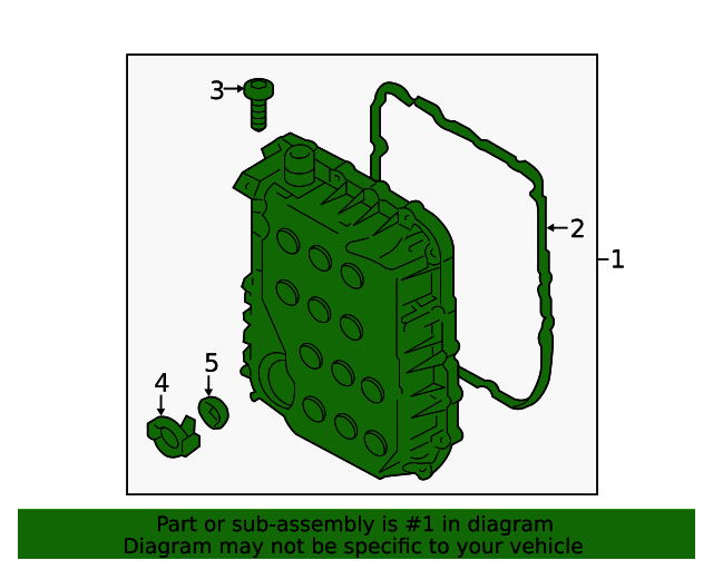 OEM Valve Body Transmission Oil Pan for 2020-2023 Hyundai Palisade 452804G150