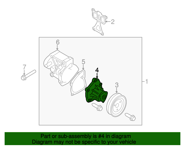 GENUINE Water Pump &amp; Gasket for 2011-2016 Hyundai Kia 2.0L 2.4L 251102G500