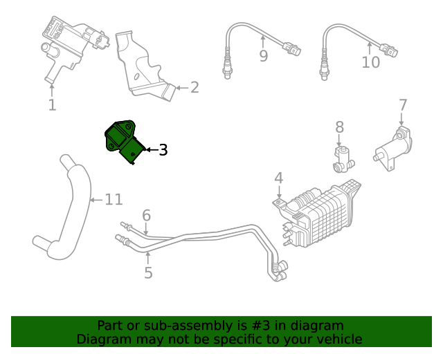 GENUINE MAP Sensor for 2008-2021 Genesis Hyundai Kia Check Compatibility