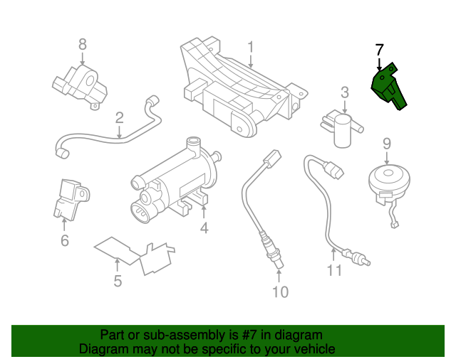 GENUINE Intake Emission Solenoid Valve for 2011-2018 Elantra Tucson Forte Soul