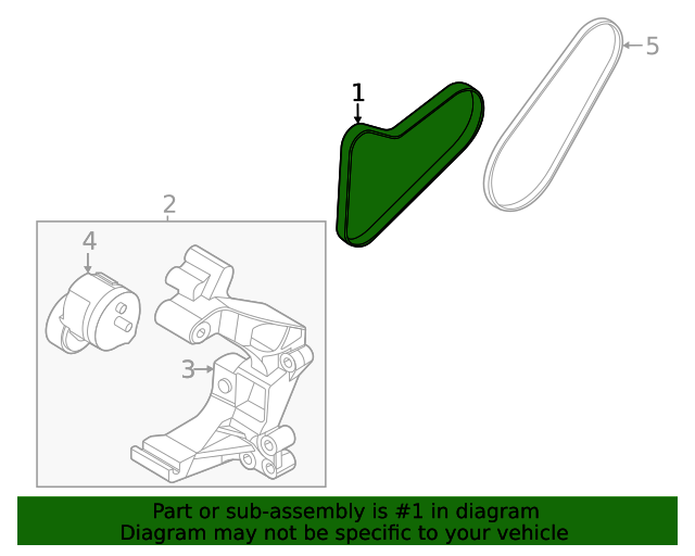 GENEUINE for 2020-2023 Hyundai Kia 2.5L 252122S050 252122S000 Serpentine Belts