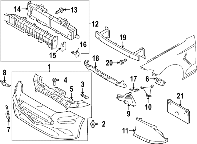 GENUINE Front Bumper Air Duct RIGHT RH for 2022-2025 GENESIS G70 86546G9500