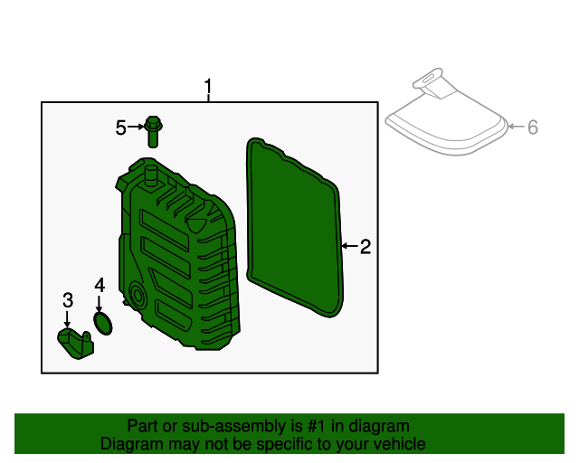 GENUINE Transmission Oil Pan for 2016-2019 Hyundai Sonata HYBRID 452803D600