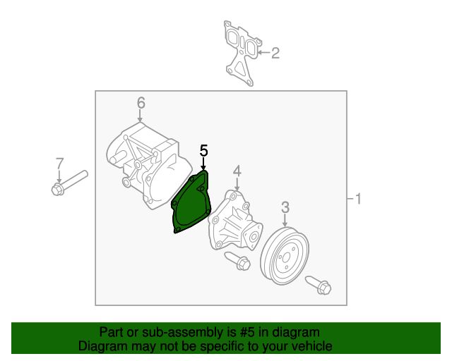 GENUINE Water Pump &amp; Gasket for 2011-2016 Hyundai Kia 2.0L 2.4L 251102G500