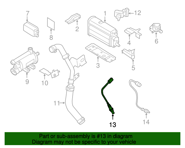 GENUINE Oxygen O2 Sensor for 09-16 Hyundai Kia 1.6L 2.0L 2.4L 3.3L 3.5L 3.8L