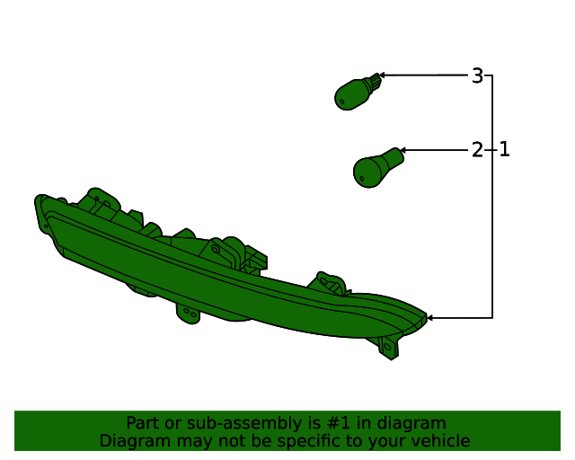 GENUINE Rear Bumper Reflector Signal Lamps LEFT &amp; RIGHT for 2022-2023 Carnival