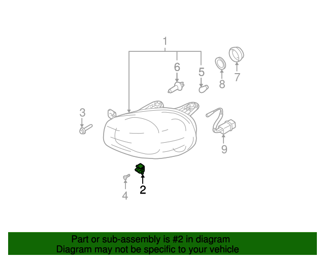 GENUINE Headlamp Retainer Clip for 2000-2020 Hyundai Kia Check Compatibility