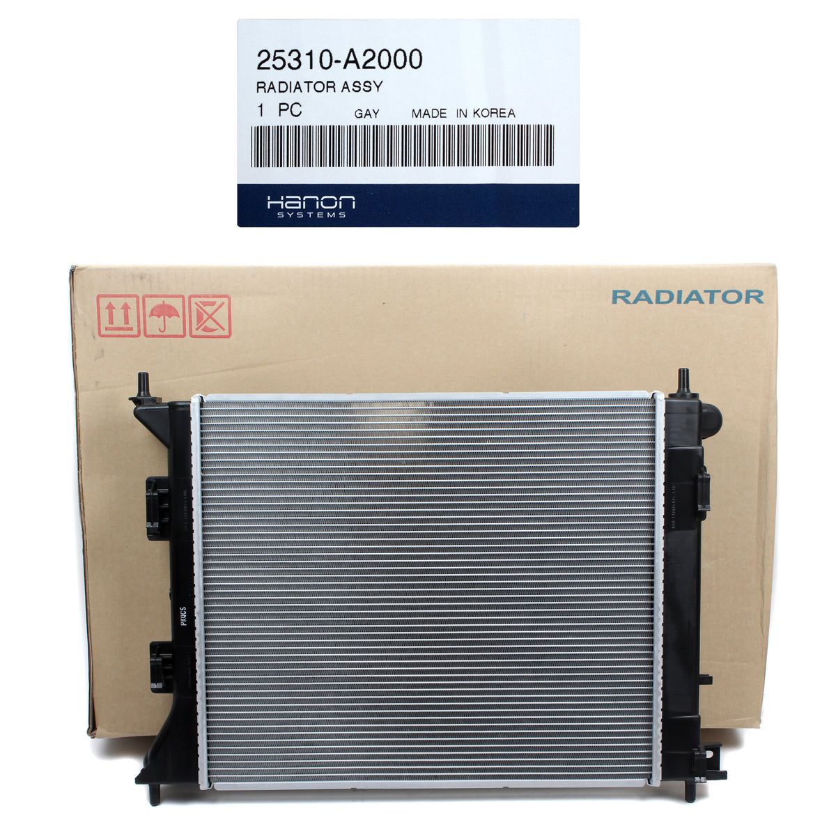 HANON OEM Radiator for 2014-2019 Kia Forte / Koup Soul 1.6L Manual Trans Only