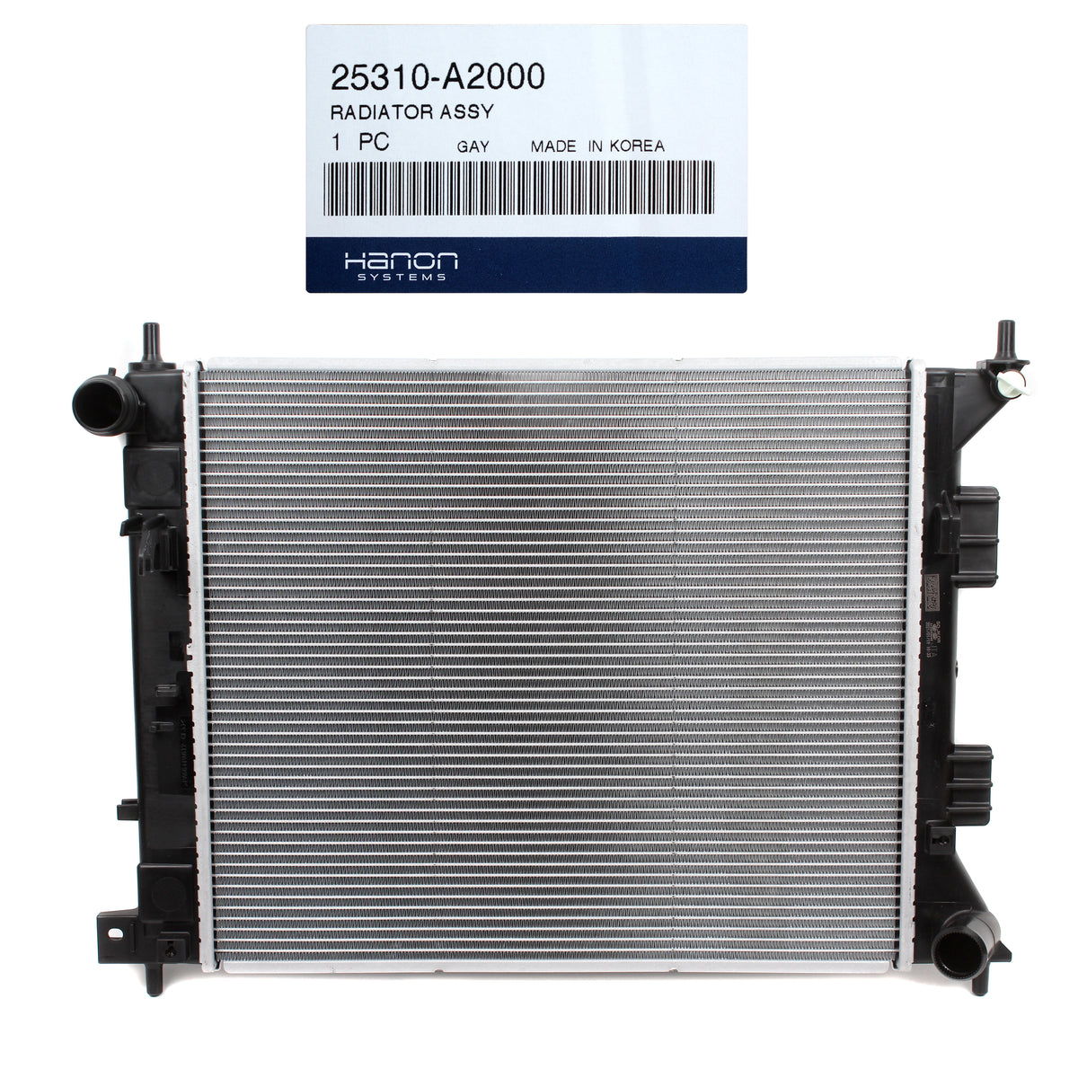 HANON OEM Radiator for 2014-2019 Kia Forte / Koup Soul 1.6L Manual Trans Only