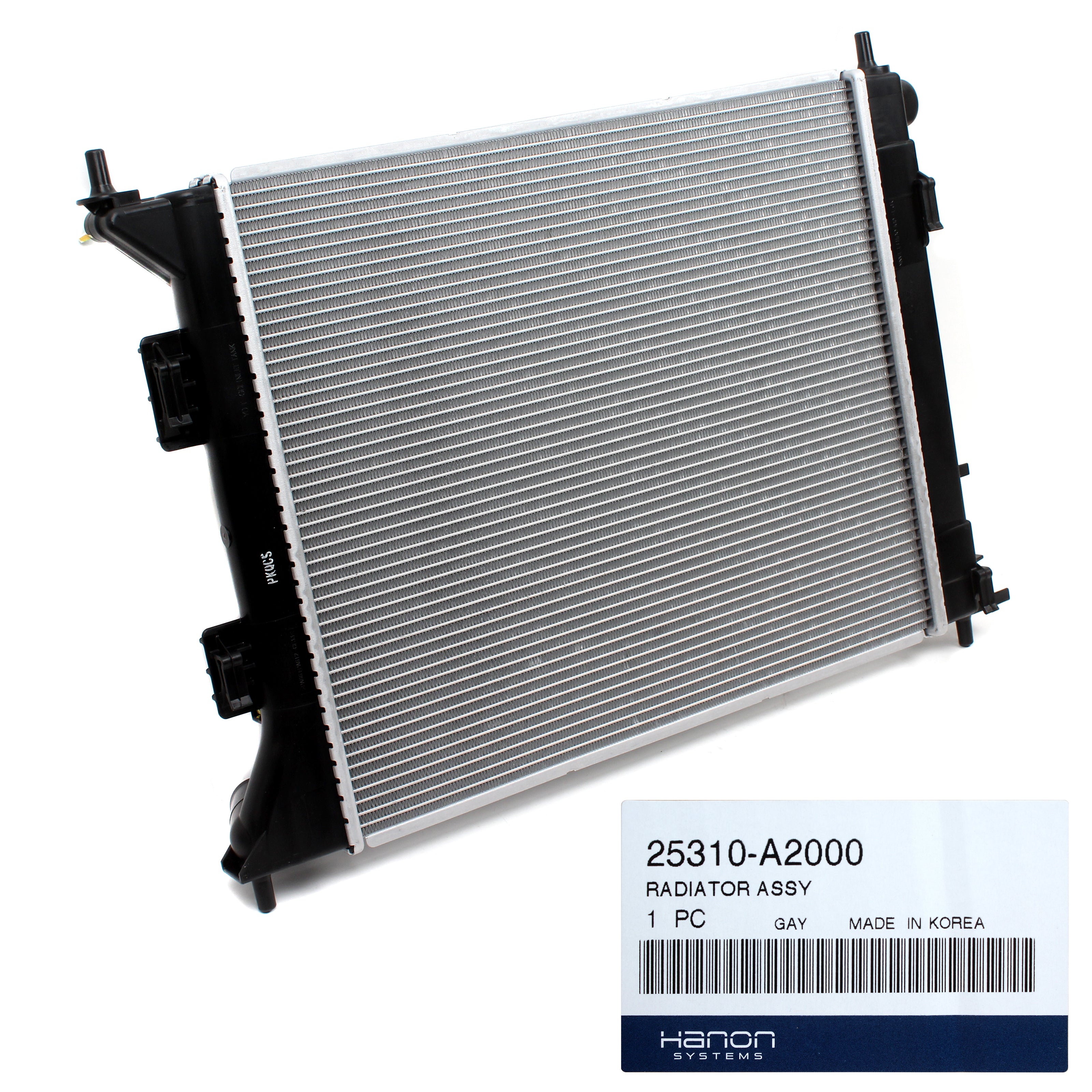 Hanon Radiator HANON OEM Radiator for 2014-2019 Kia Forte / Koup Soul 1.6L Manual Tra ...