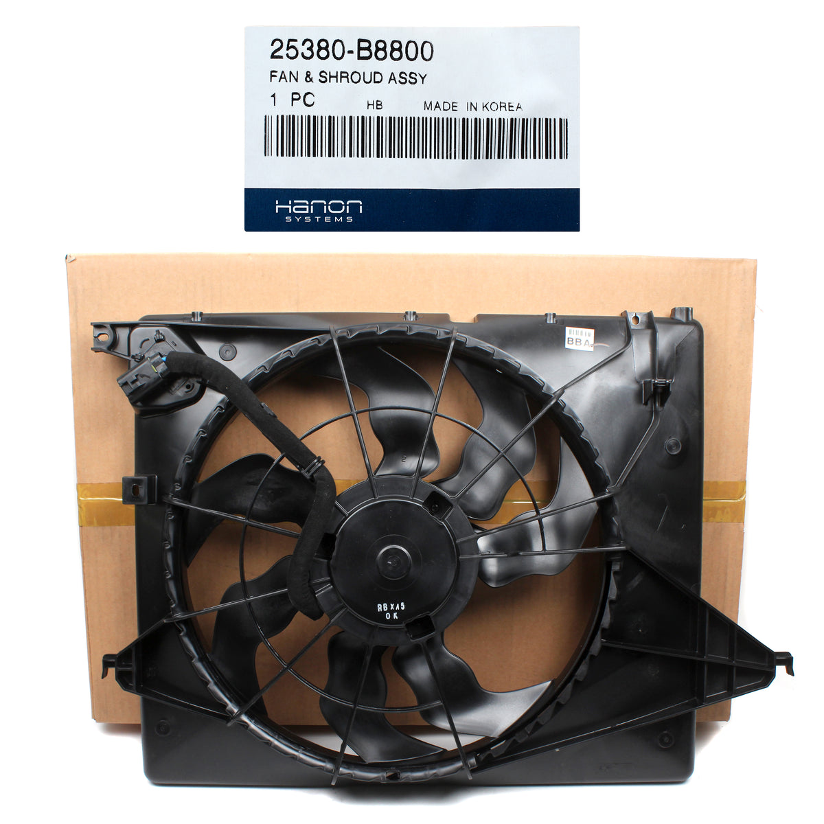 HANON GENUINE OEM Radiator Fan for 13-18 Hyundai Santa Fe 14-15 Sorento 3.3L