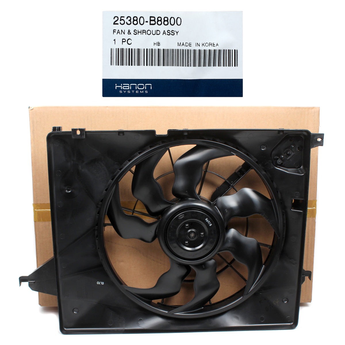 HANON GENUINE OEM Radiator Fan for 13-18 Hyundai Santa Fe 14-15 Sorento 3.3L