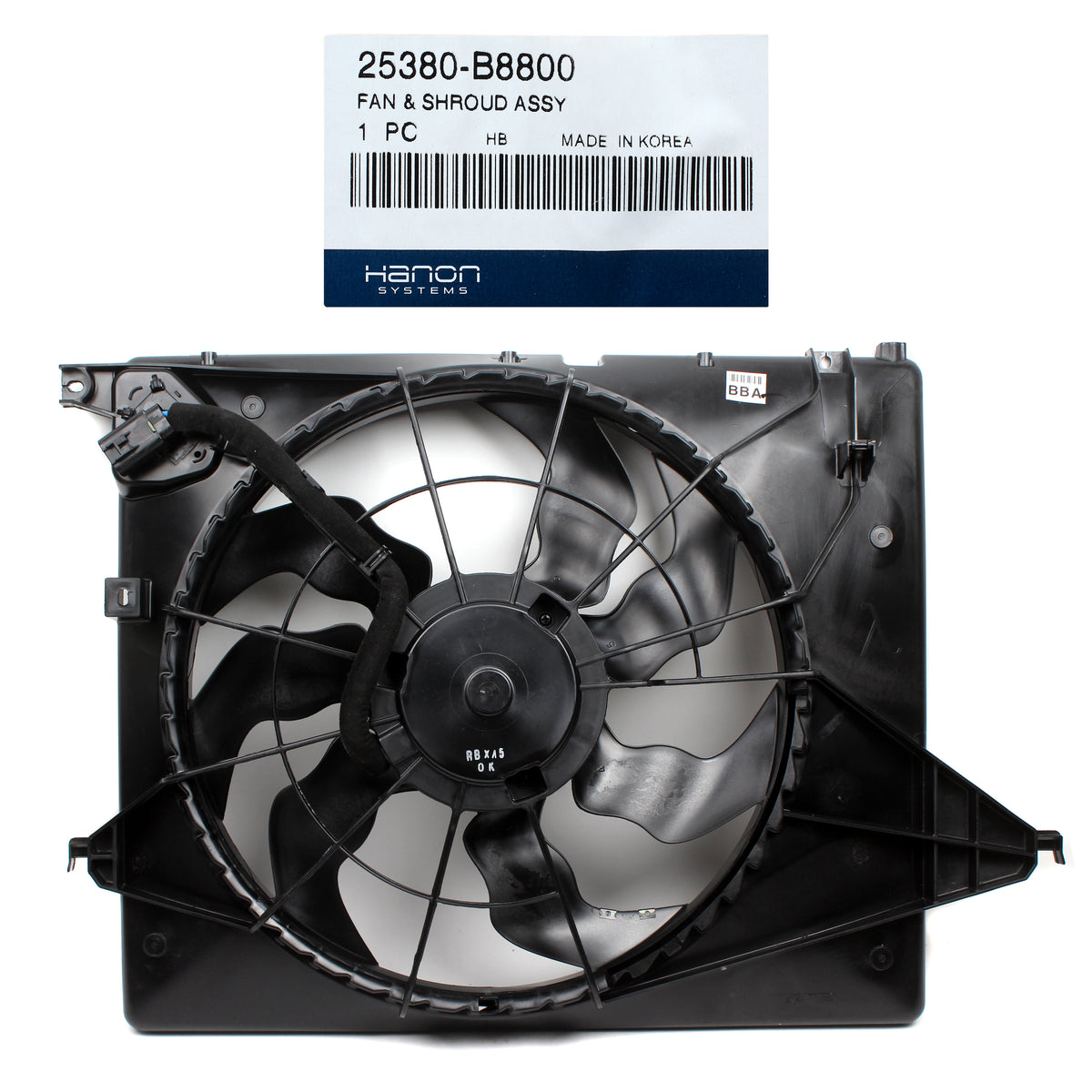 HANON GENUINE OEM Radiator Fan for 13-18 Hyundai Santa Fe 14-15 Sorento 3.3L