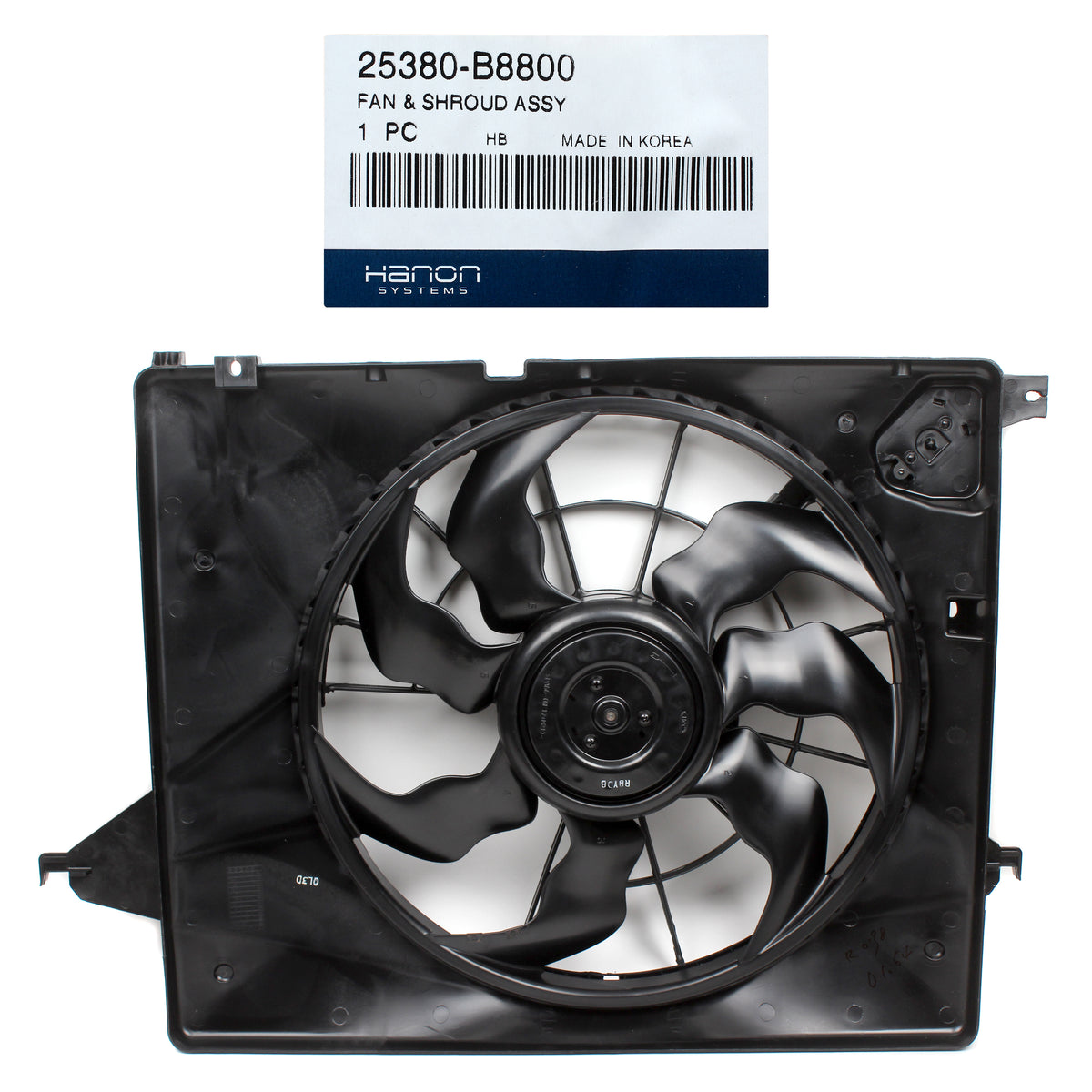 HANON GENUINE OEM Radiator Fan for 13-18 Hyundai Santa Fe 14-15 Sorento 3.3L