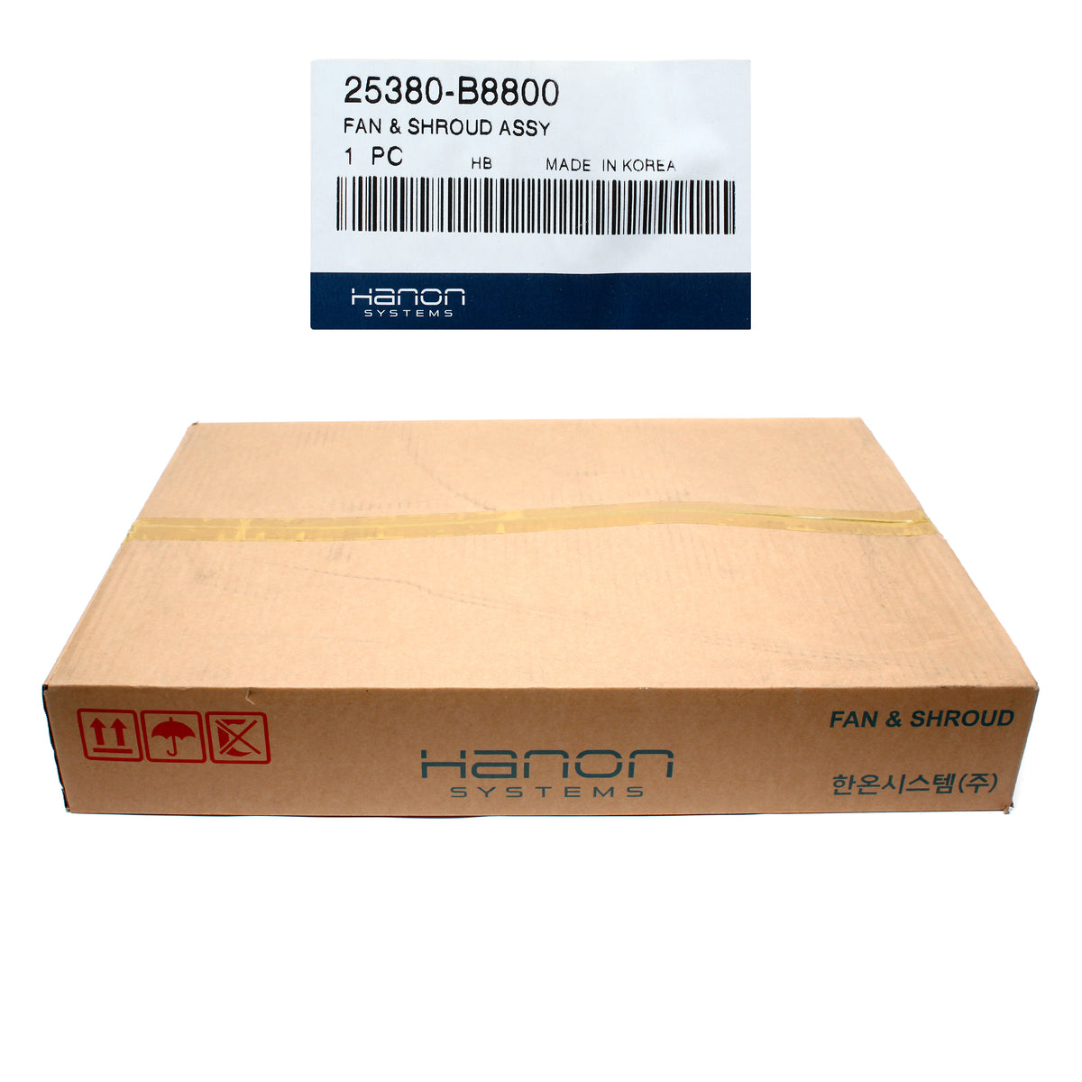 HANON GENUINE OEM Radiator Fan for 13-18 Hyundai Santa Fe 14-15 Sorento 3.3L