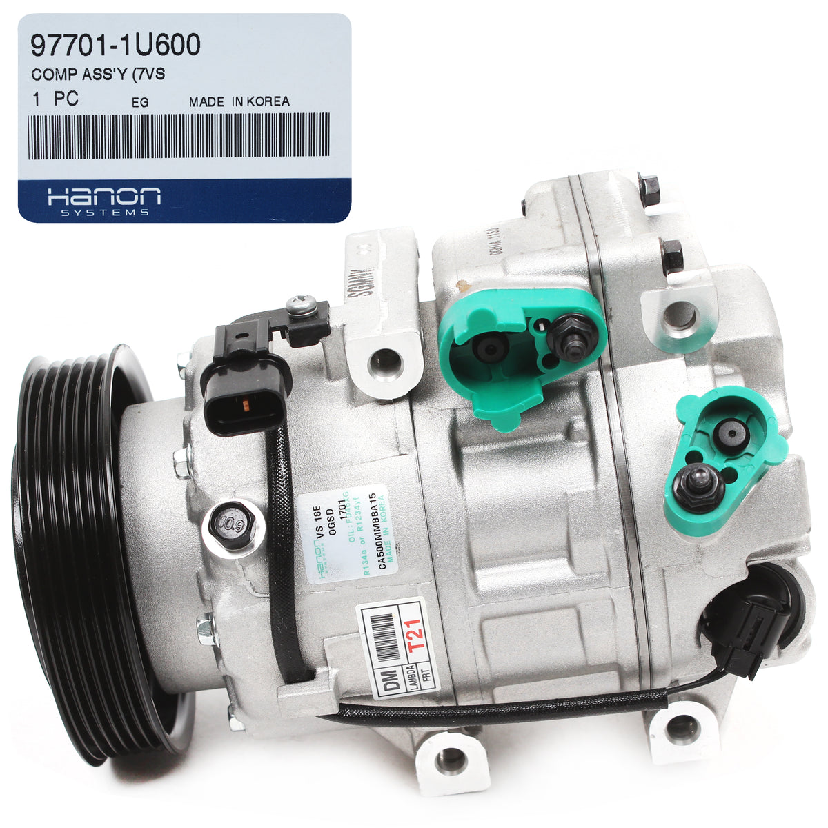 HANON OEM AC Compressor for 13-16 Santa Fe/12-15 KIA Sorento 3.3L 3.5L 977011U600