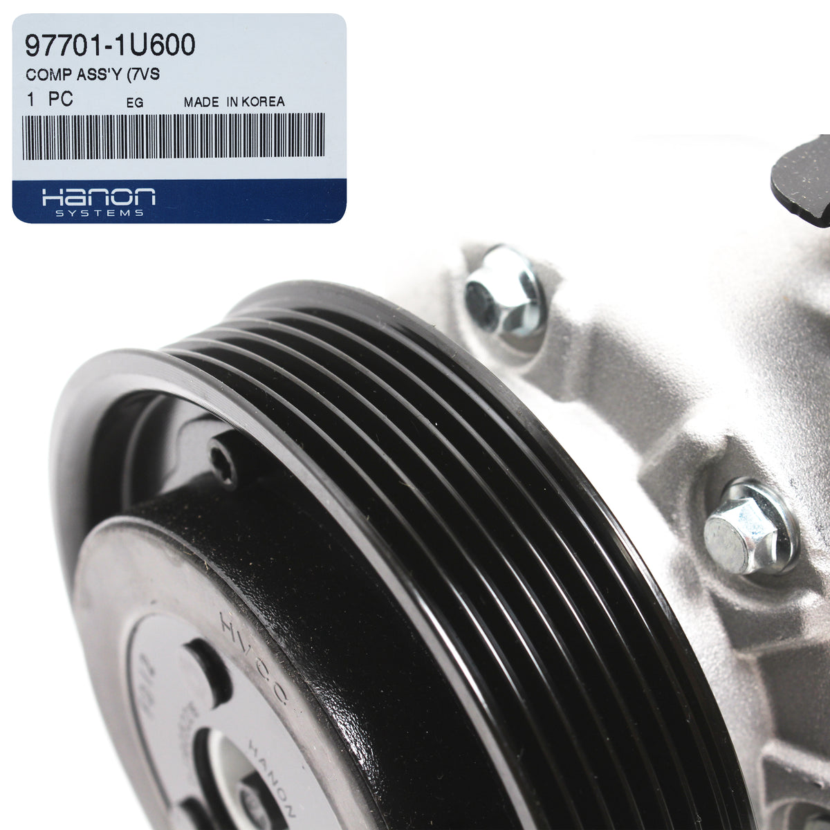HANON OEM AC Compressor for 13-16 Santa Fe/12-15 KIA Sorento 3.3L 3.5L 977011U600