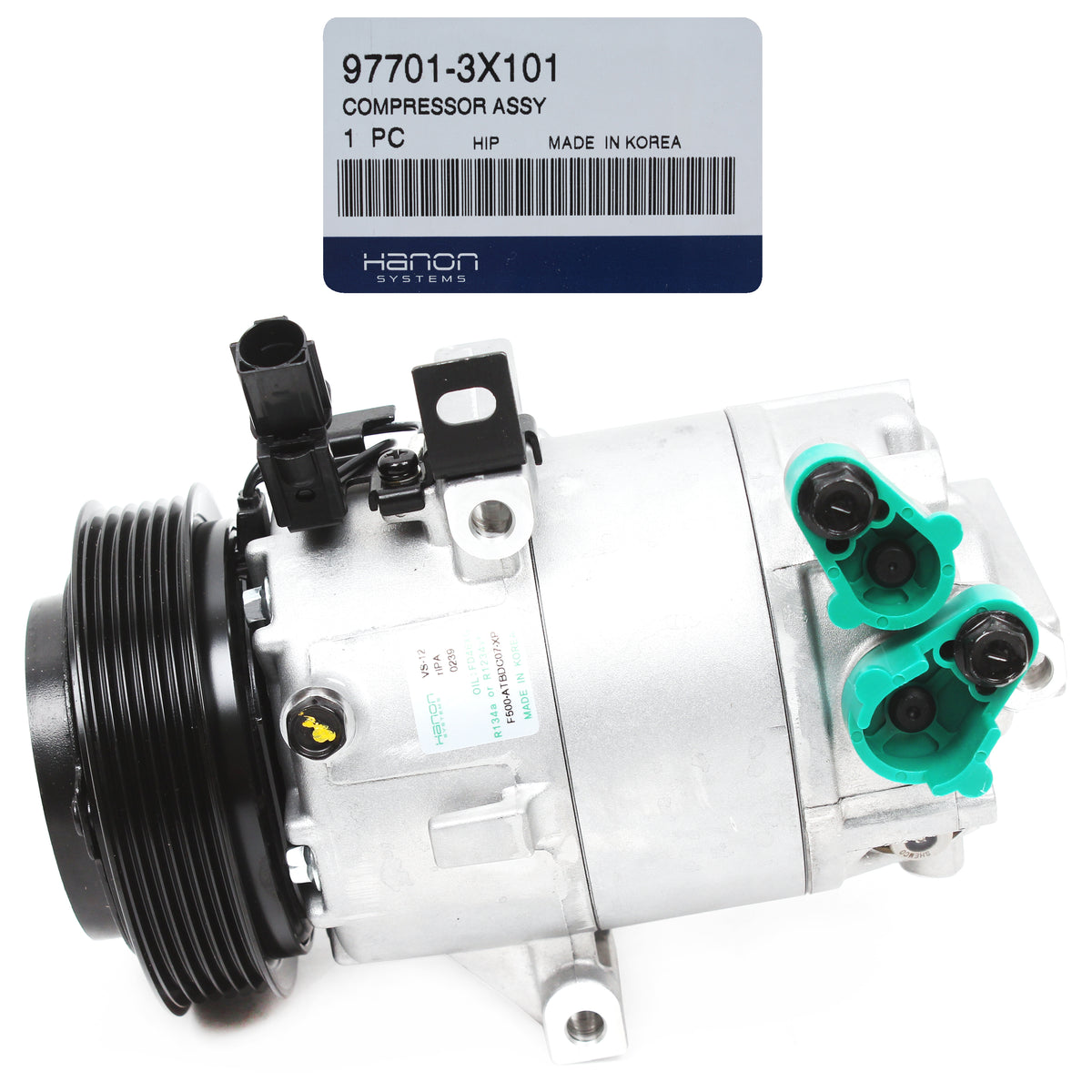 HANON OEM AC Compressor for 11-13 Elantra 12-13 Soul 2.0L 977013X101
