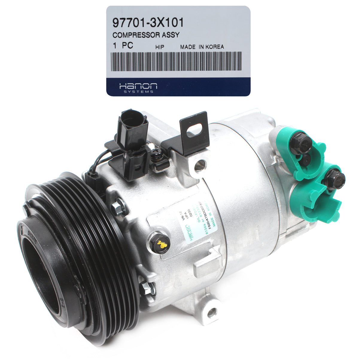 HANON OEM AC Compressor for 11-13 Elantra 12-13 Soul 2.0L 977013X101