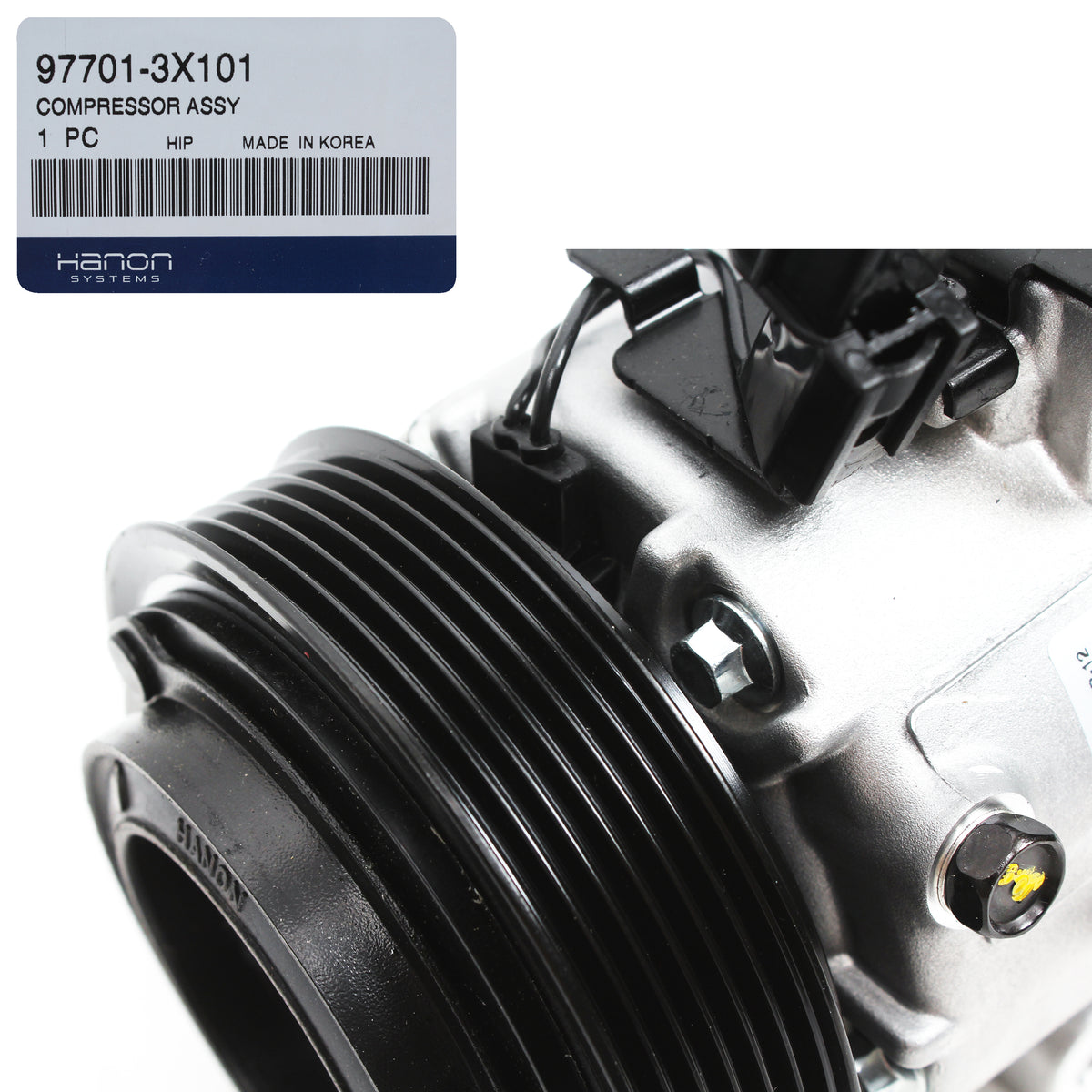 HANON OEM AC Compressor for 11-13 Elantra 12-13 Soul 2.0L 977013X101
